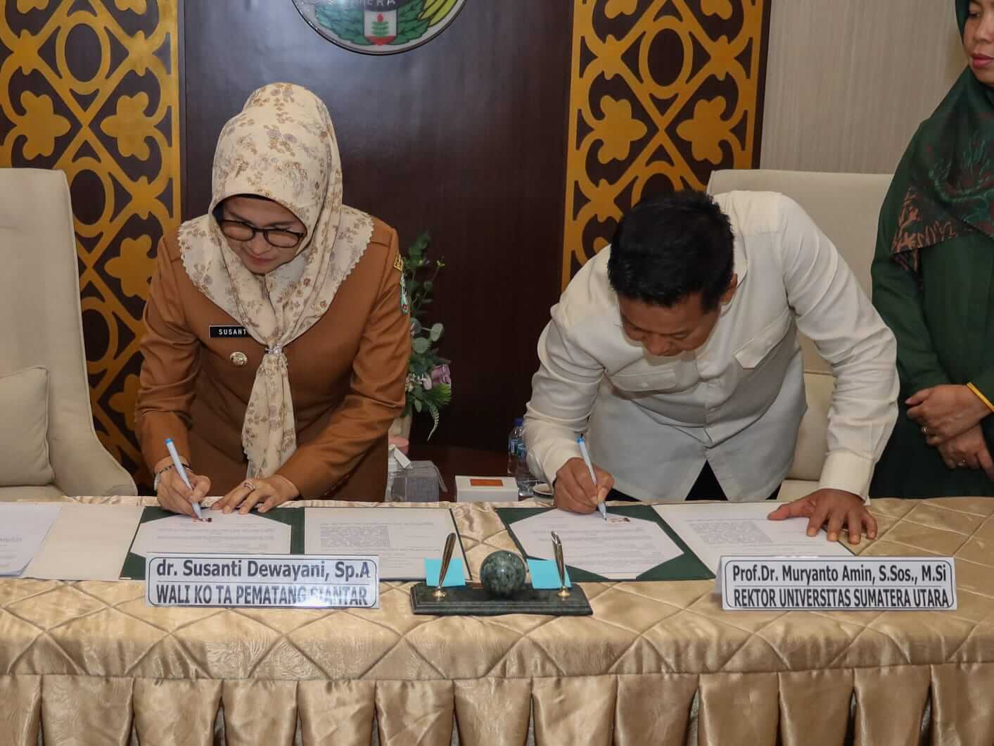 Pemko Siantar Resmi Kerja Sama Dengan USU Tegakkan Tri Dharma Perguruan Tinggi