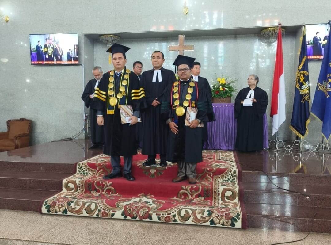 Ephorus HKBP Lantik Rektor Nommensen Medan dan Siantar