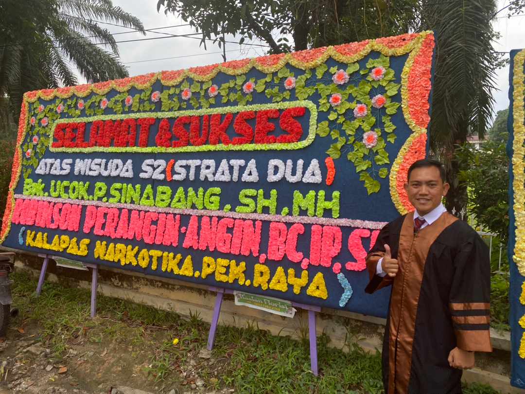 Ka. KPLP Lapas Narkotika Kelas II A Pematang Siantar Resmi Sandang Gelar Megister Hukum